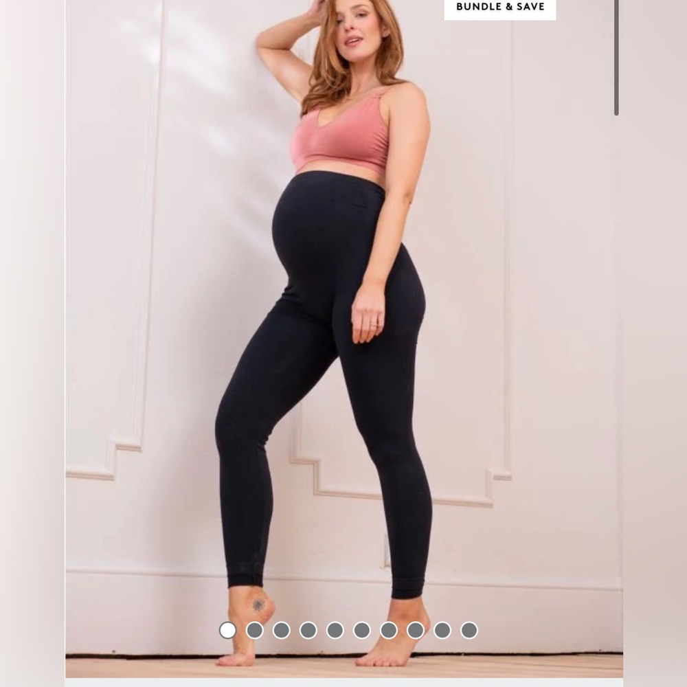 Seraphine Over Bump Maternity Leggings Sz M
